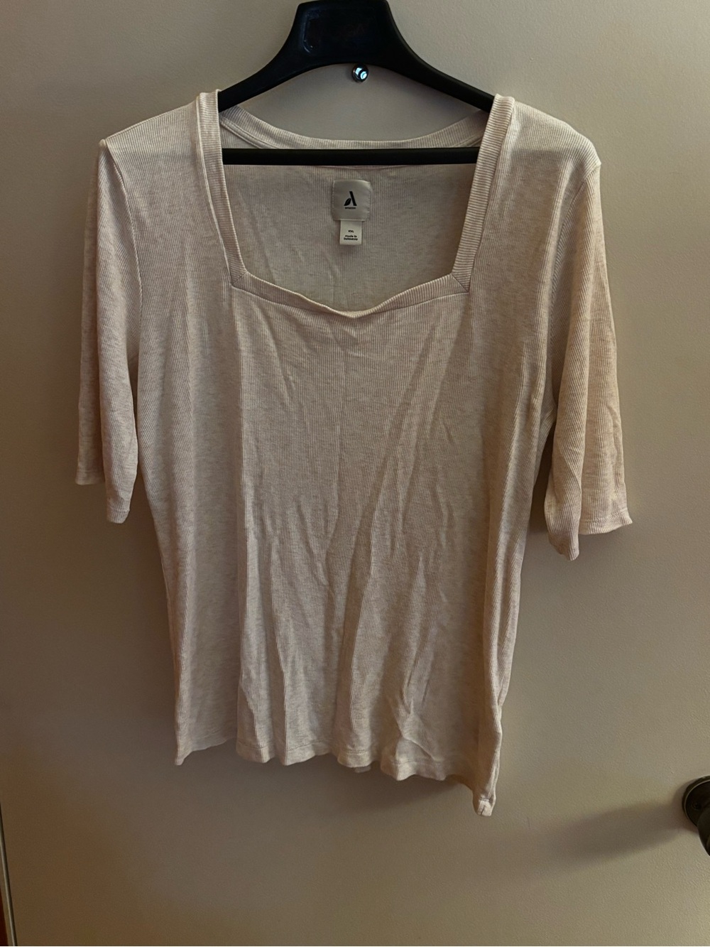 Amazon Light Cream Square Neck Women’s Top